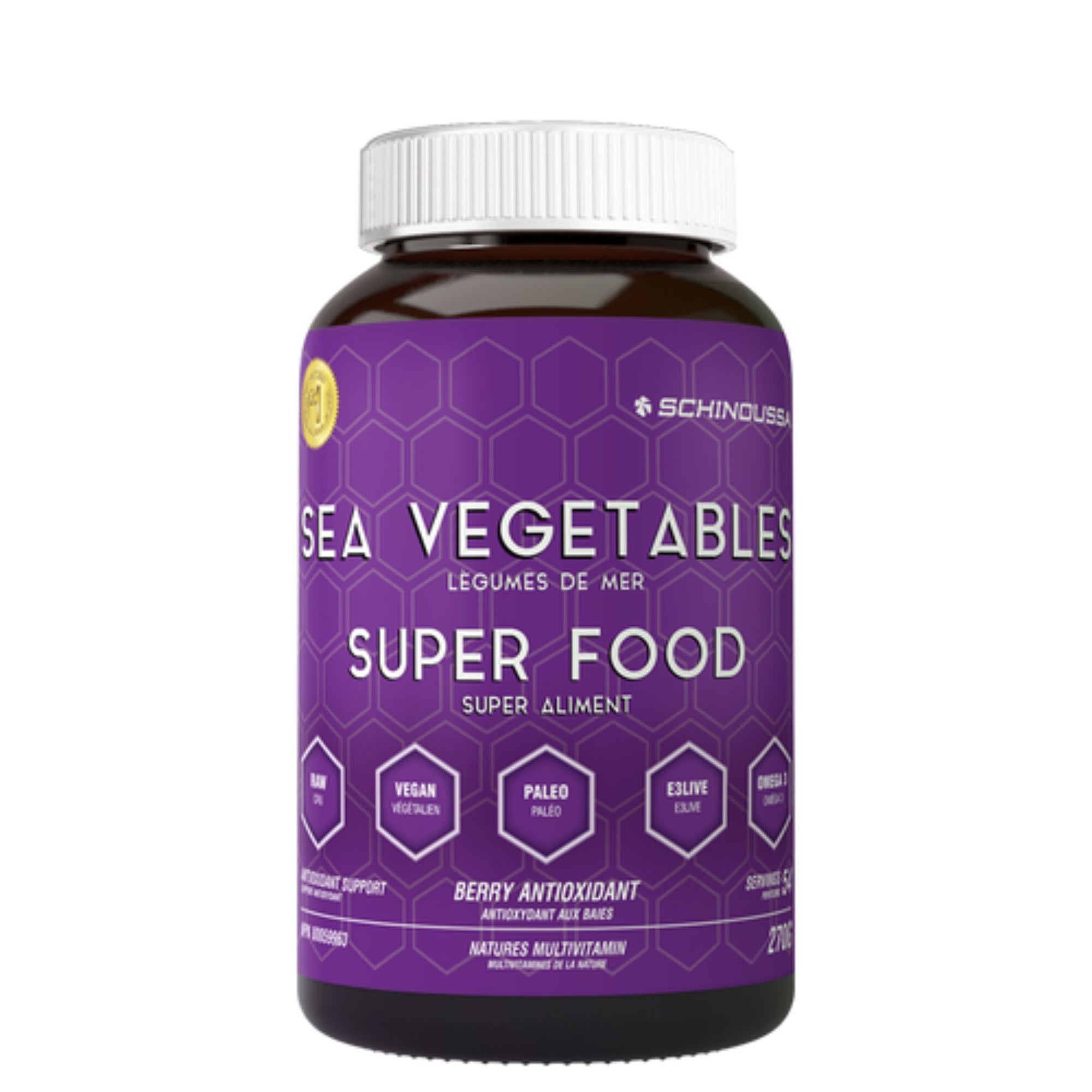 Schinoussa Sea Vegetables - Berry Antioxidant formula Super Food - 270g powder.