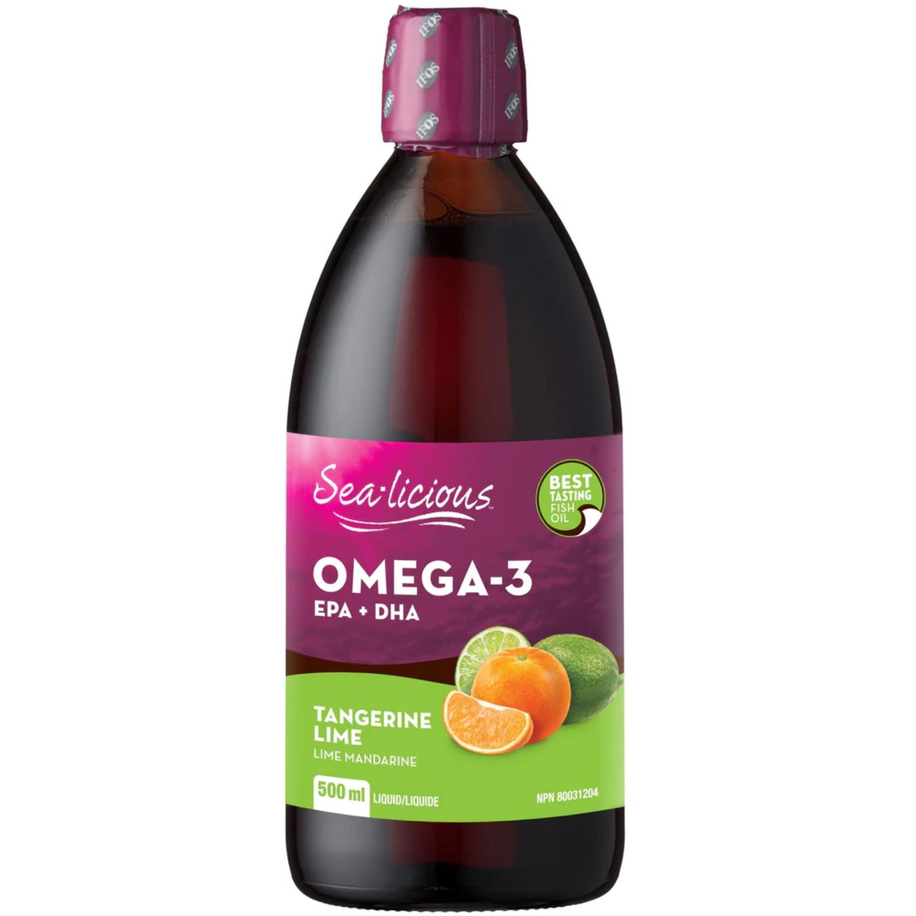 Sealicious Omega-3 EPA + DHA - Tangerine Lime 500ml