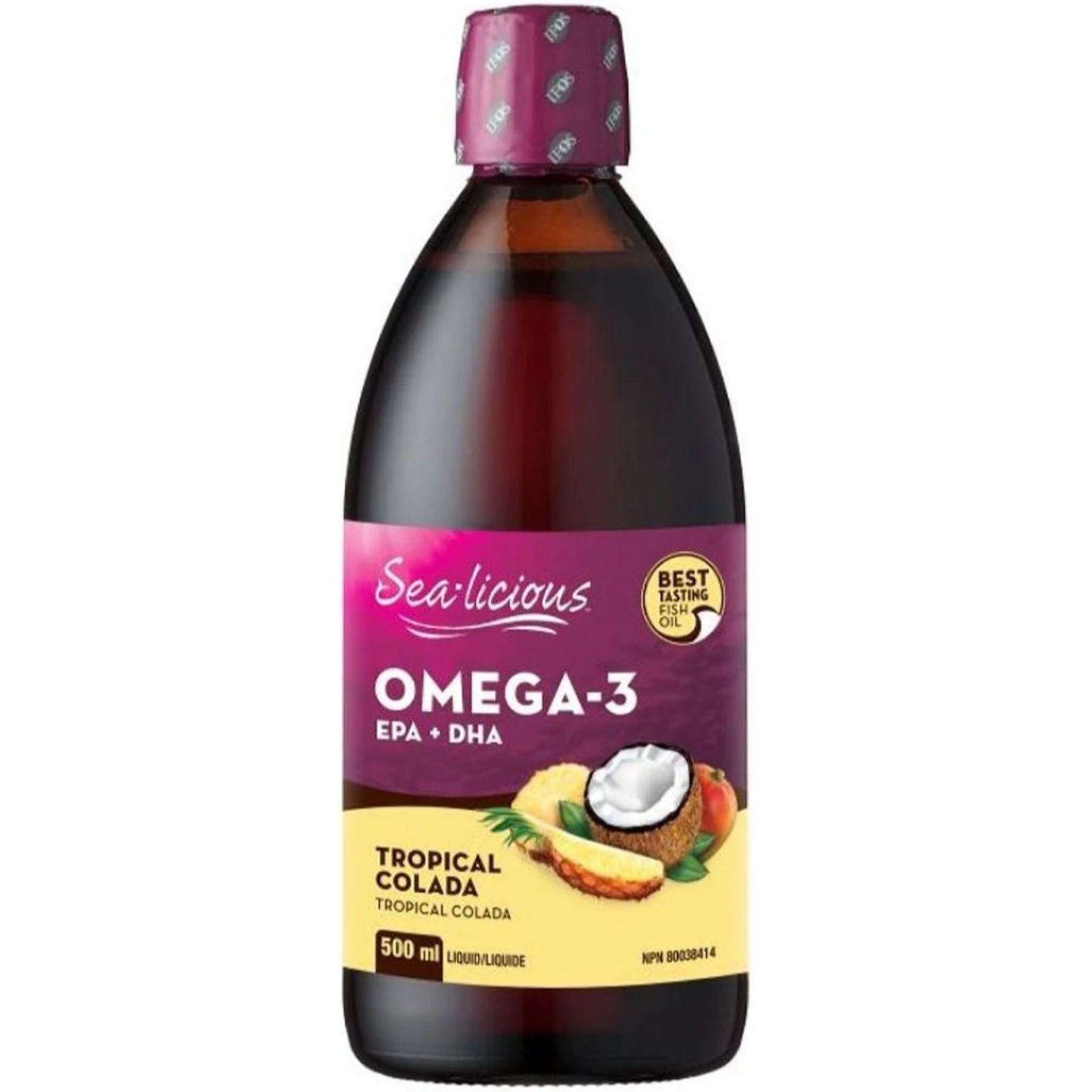 Sealicious Omega-3 EPA + DHA - Tropical Colada 500ml