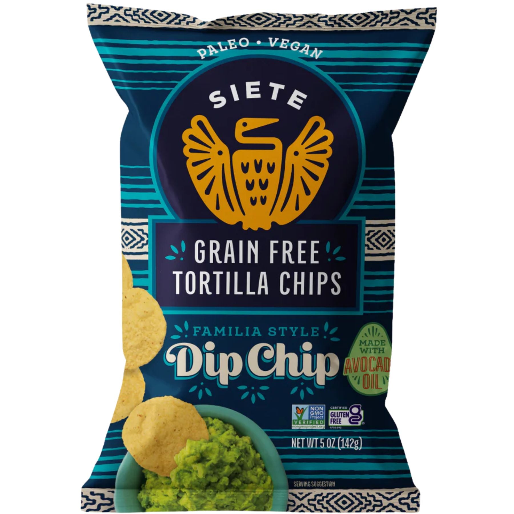 Siete Grain Free Dip Chip Tortilla Chips 142g