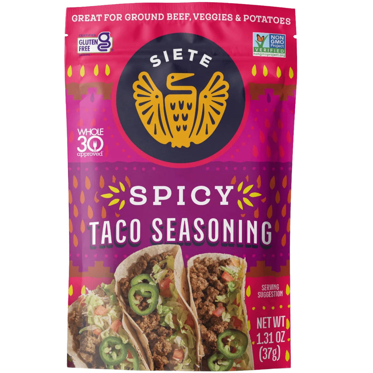 Siete Spicy Taco Seasoning 37g