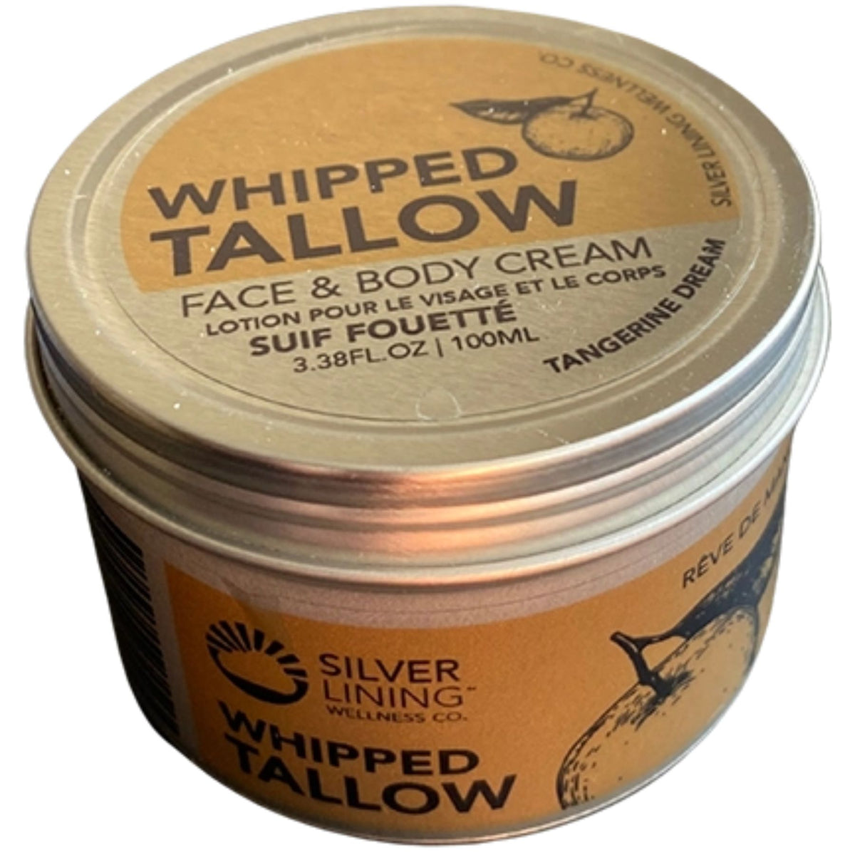 Silver Lining Wellness Whipped Tallow Body Butter - Tangerine Dream 100mL