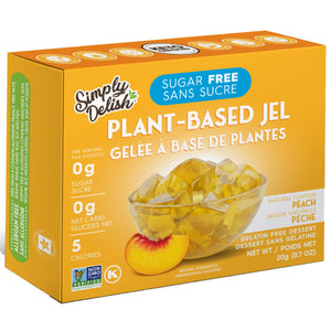 Simply Delish Sugar-Free Peach Jel Dessert 20g