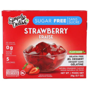 Simply Delish Sugar-Free Strawberry Jel Dessert 20g