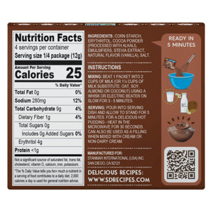 Simply Delish Sugar-Free Instant Chocolate Pudding Mix 48g