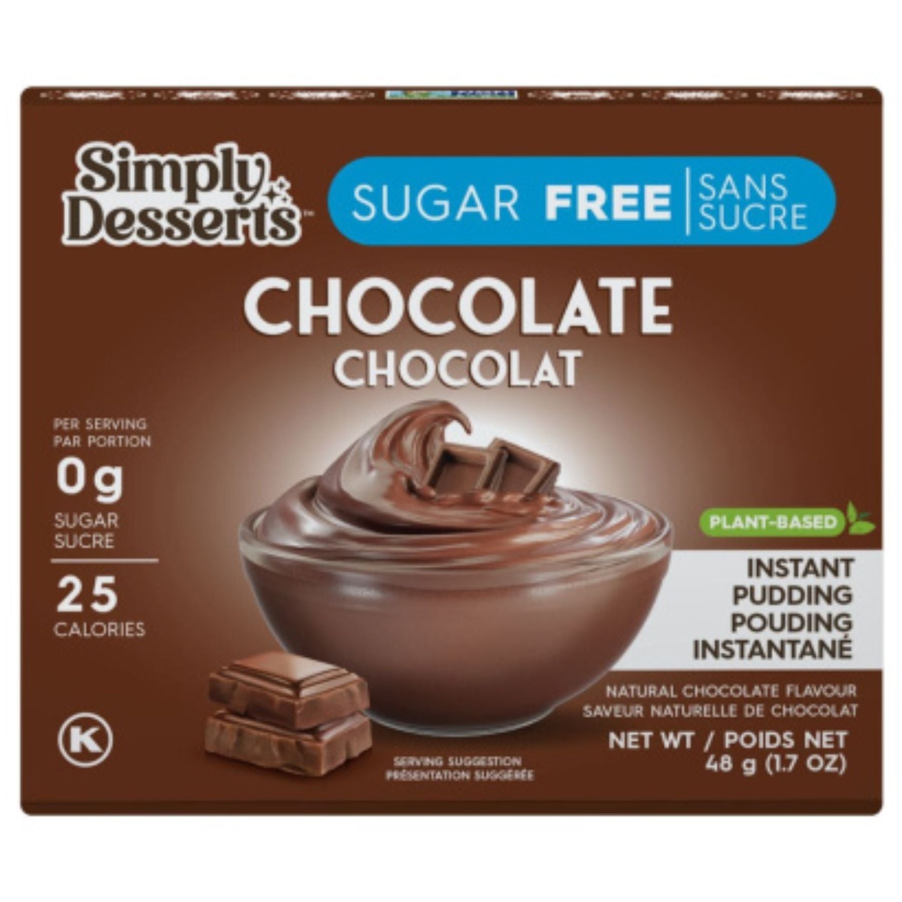 Simply Delish Sugar-Free Instant Chocolate Pudding Mix 48g