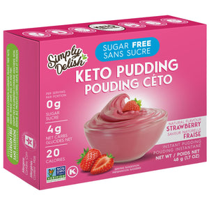 Simply Delish Sugar-Free Instant Strawberry Pudding Mix 48g