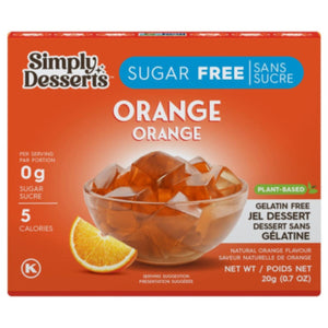 Simply Delish Sugar-Free Orange Jel Dessert 20g