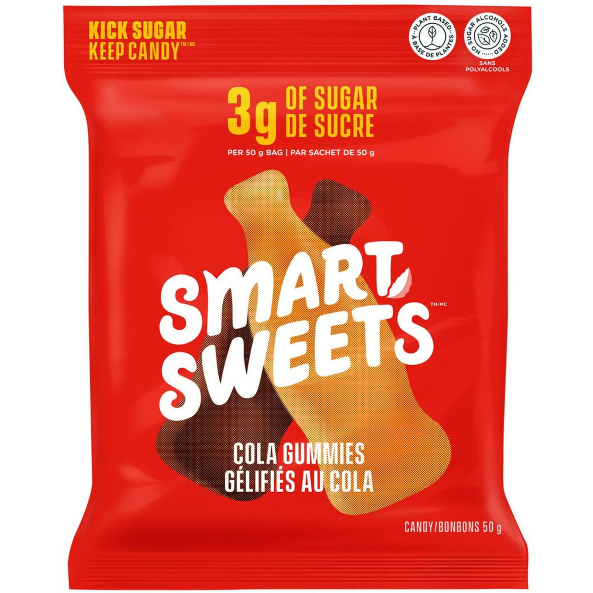 Smart Sweets Low Sugar Cola Gummies 50g