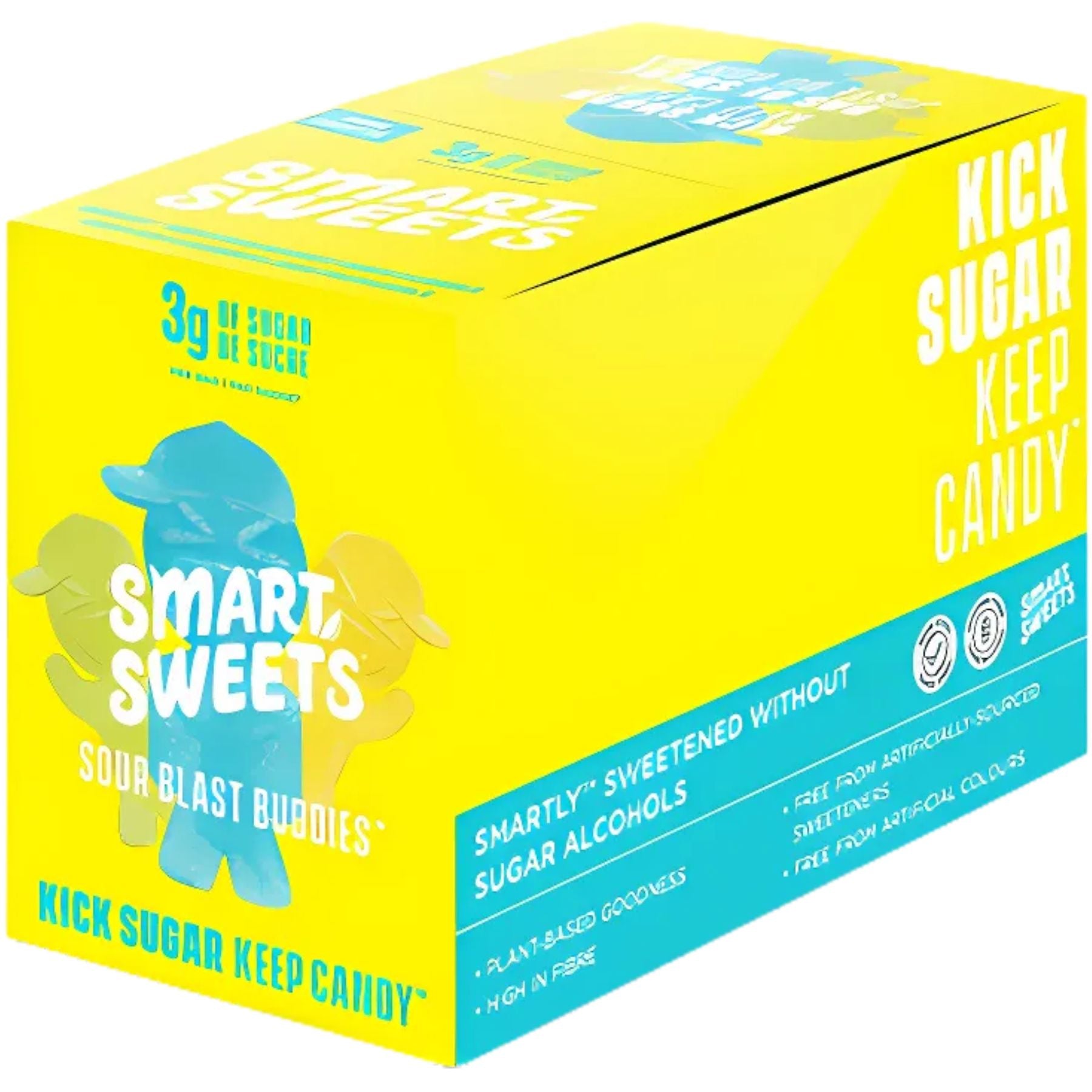 Smart Sweets Low Sugar Sour Blast Buddies 50g (Case of 12)