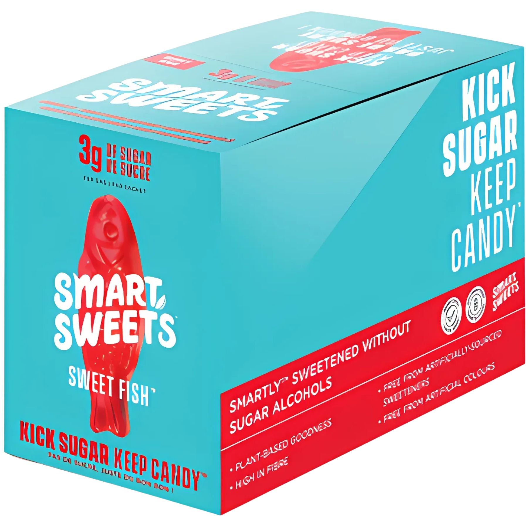 Smart Sweets Low Sugar Sweet Fish Gummies 50g (Case of 12)