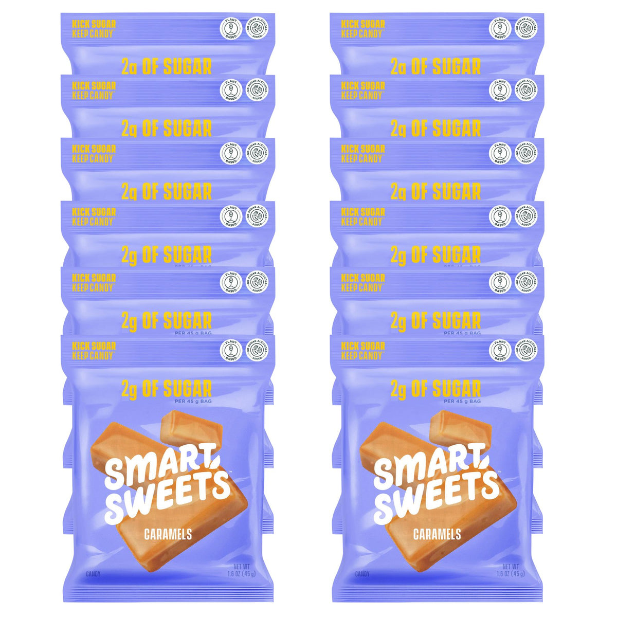 Smart Sweets Low Sugar Caramels (Case of 14) - Fiddleheads Health and ...