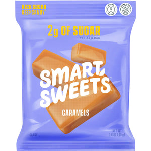 Smart Sweets Low Sugar Caramels (Case of 14)