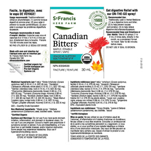 St. Francis Canadian Bitters Maple Spray 30ml