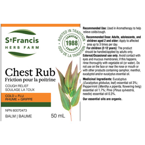 St. Francis Chest Rub 50ml