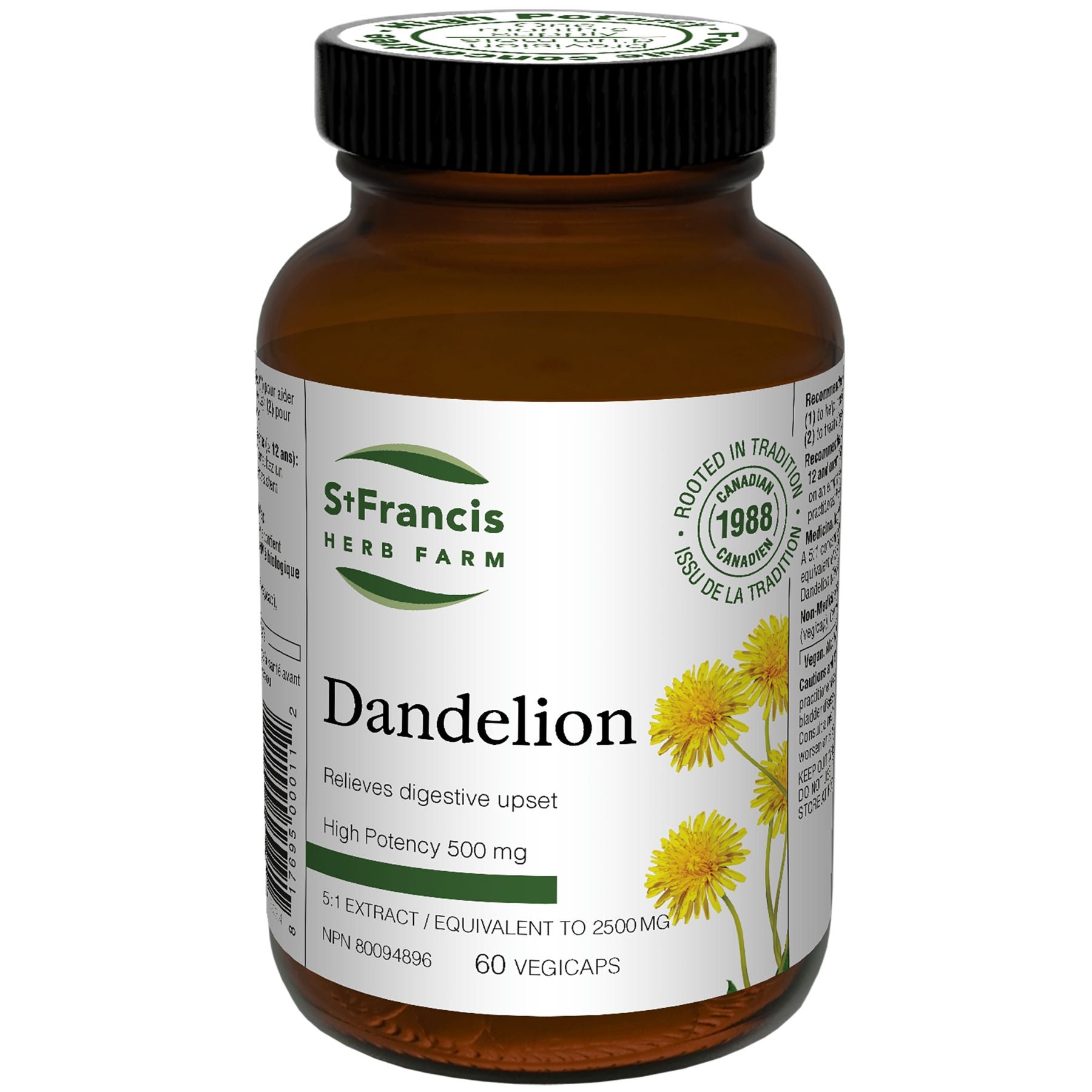 St. Francis Dandelion Capsules 60s