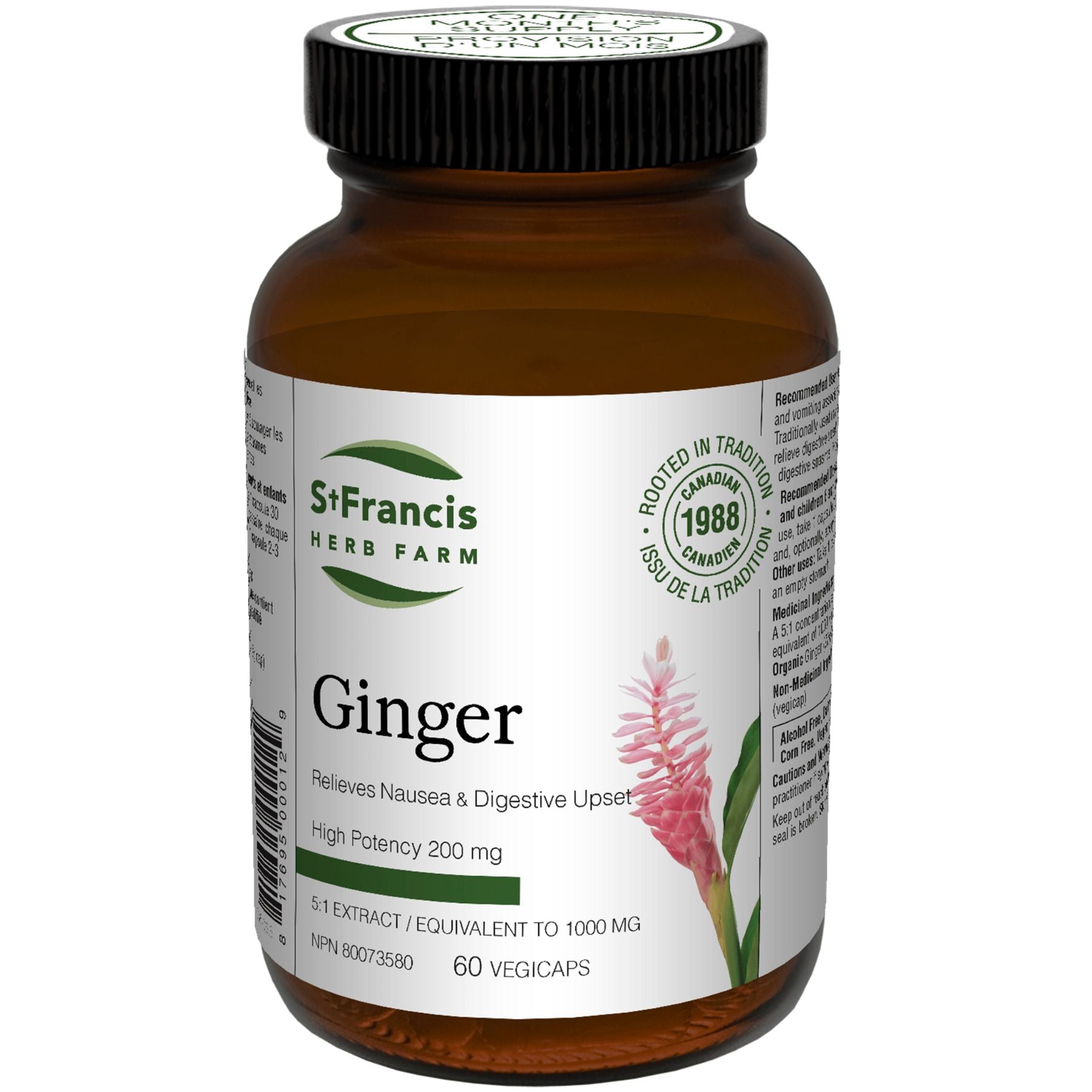 St. Francis Ginger Capsules 60s