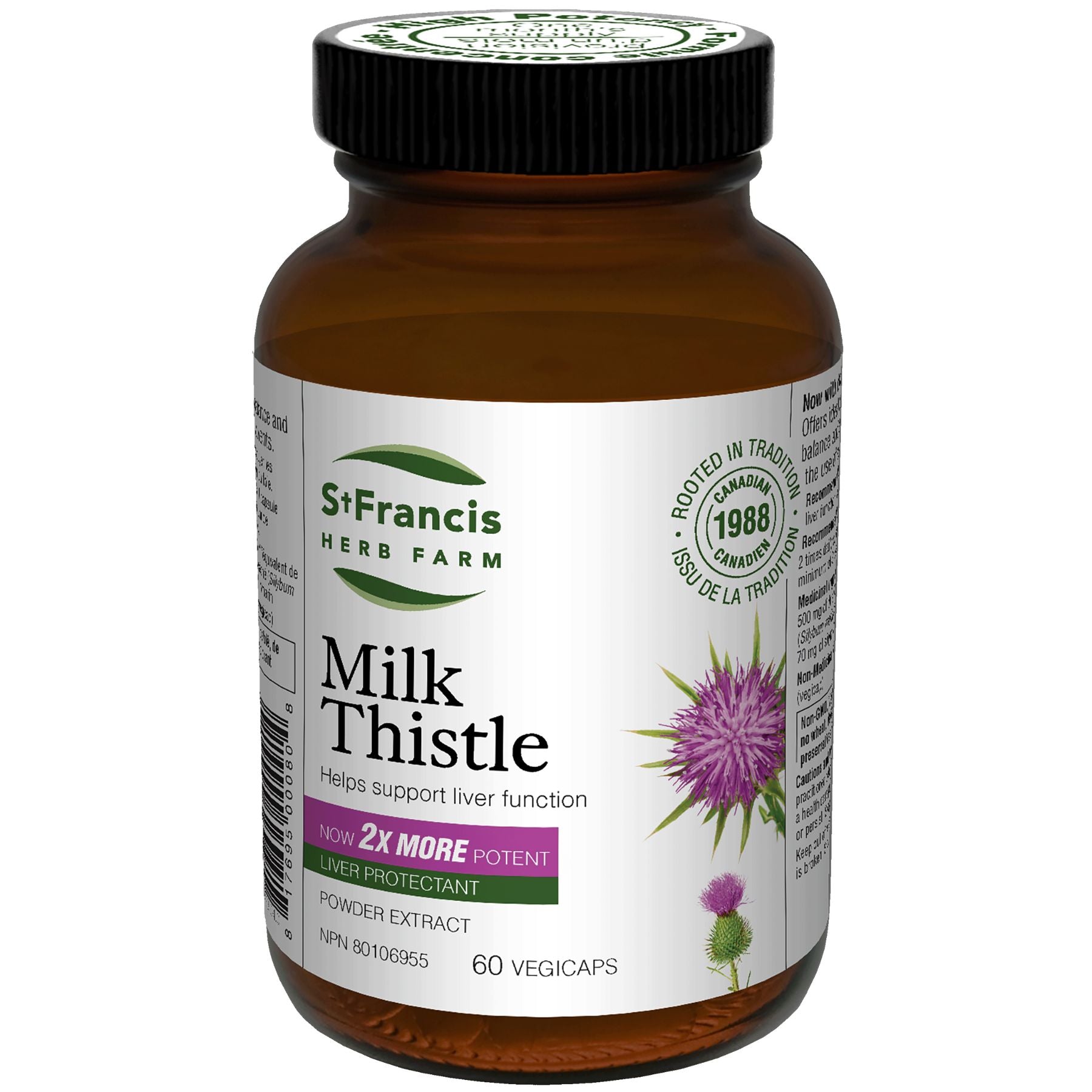 St. Francis Milk Thistle Capsules 60s