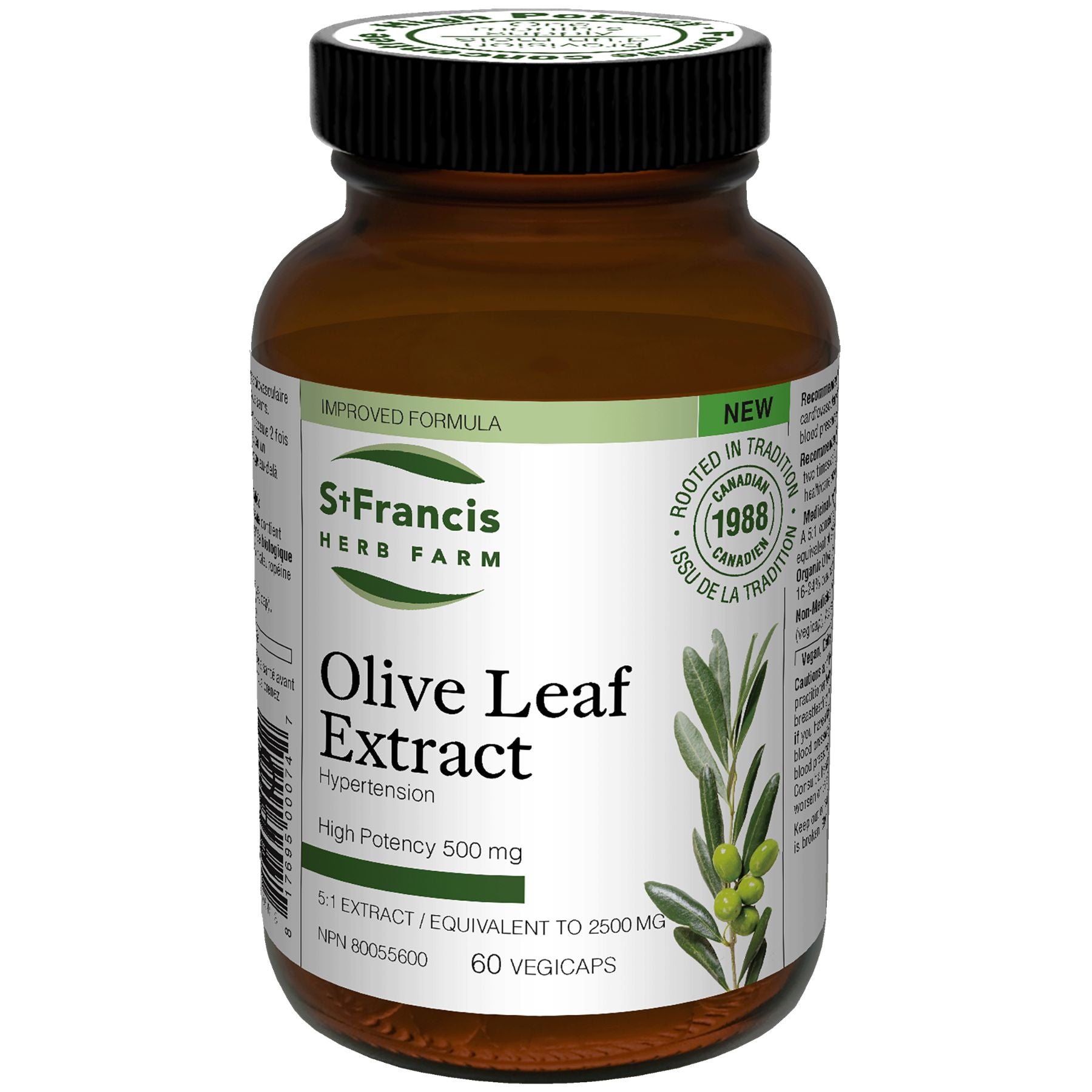 St. Francis Olive Leaf Extract 60s