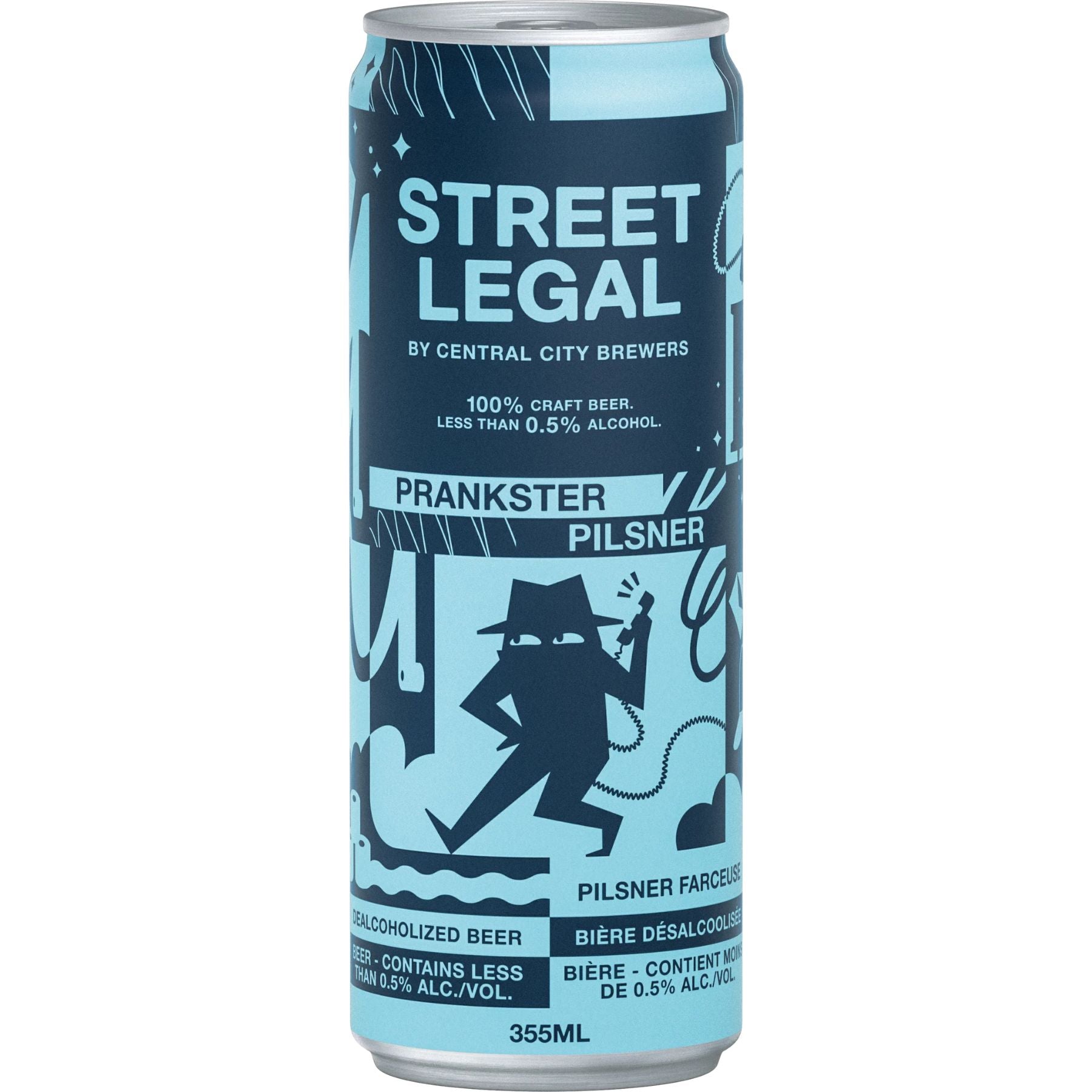 Street Legal Dealcoholized Beer - Prankster Pilsner 355ml