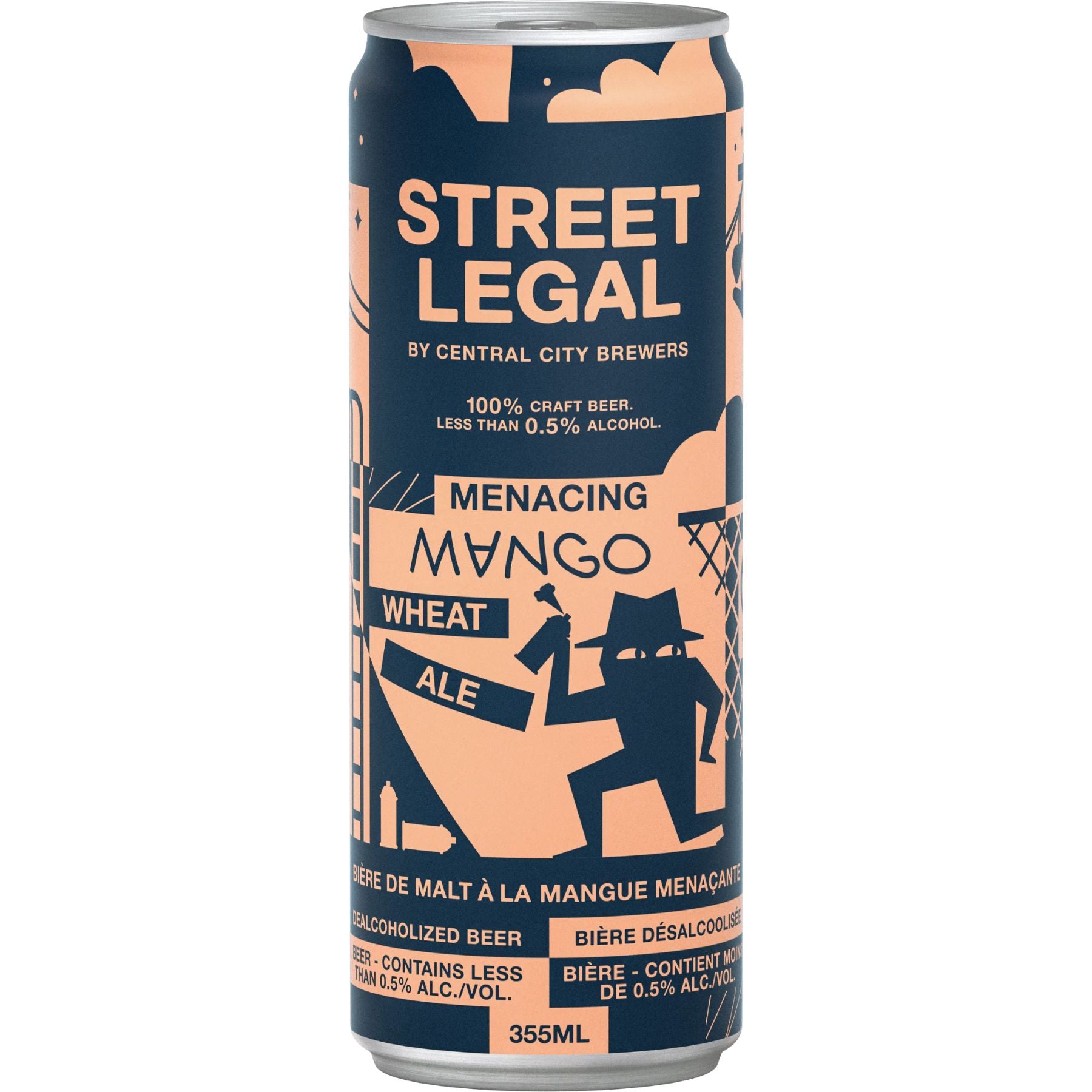 Street Legal Dealcoholized Beer - Menacing Mango Wheat Ale 355ml