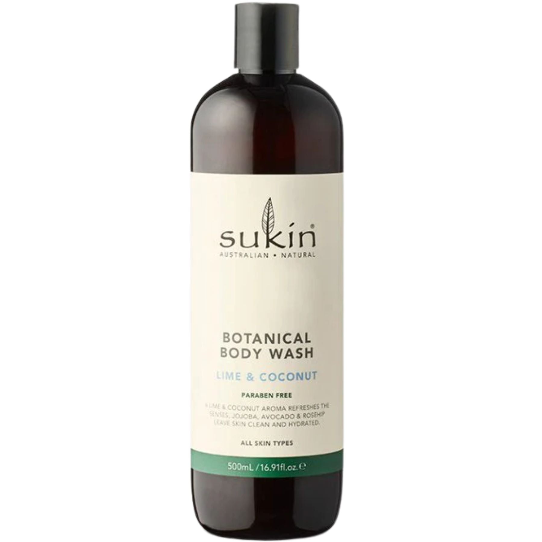 Sukin Botanical Body Wash Lime & Coconut 500ml