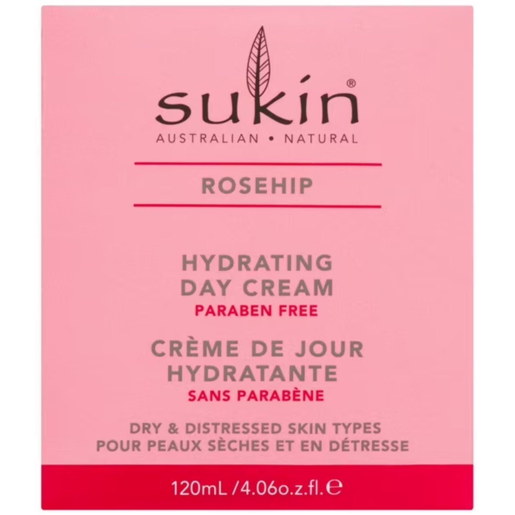 Sukin Rosehip Hydrating Day Cream 120mL