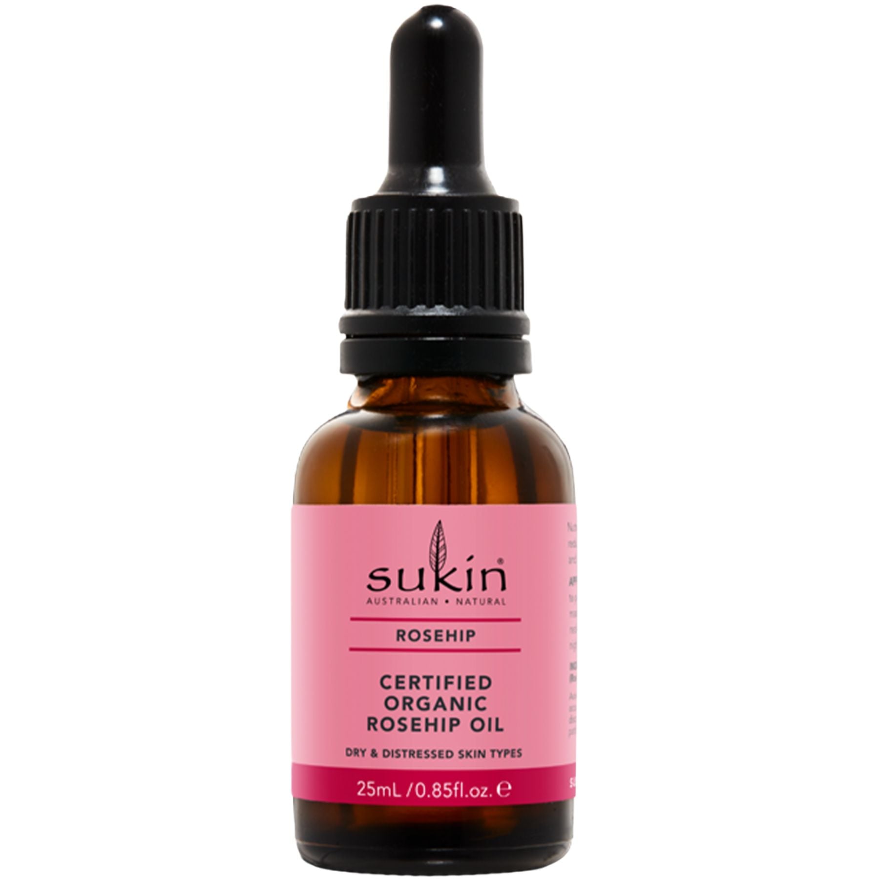 Sukin Certified Organic Rosehip Oil 25ml