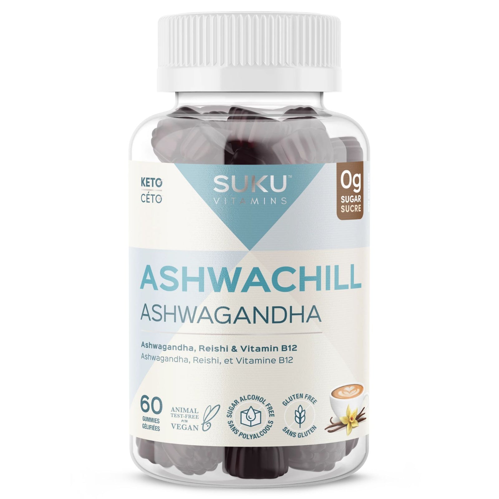 SUKU Vitamins AshwaChill Gummy 60s