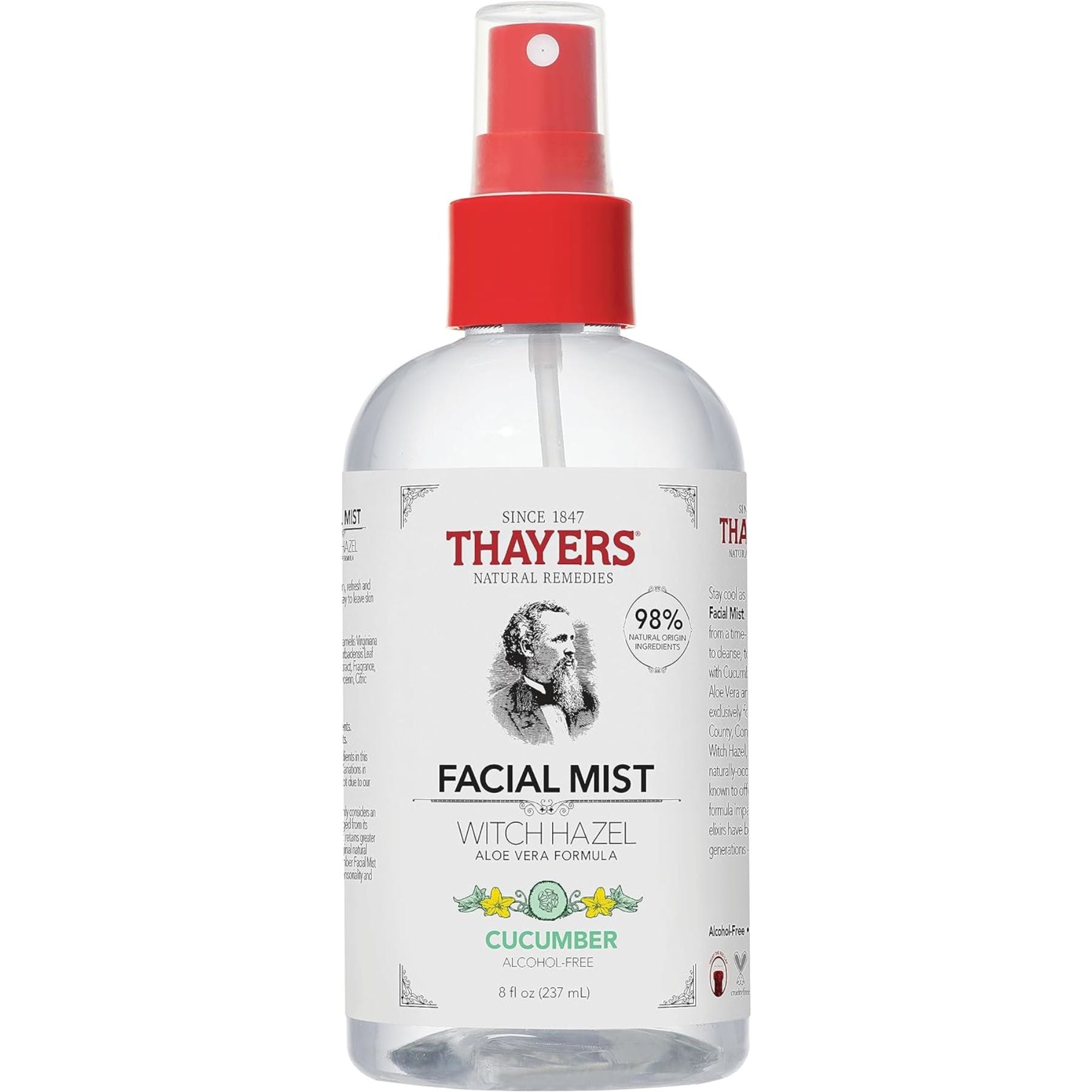 Thayers Witch Hazel Cucumber Facial Toner Mist 237ml