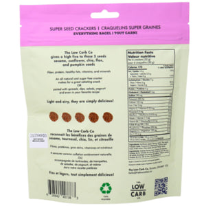 The Low Carb Co. Everything Bagel Seed Crackers 101g