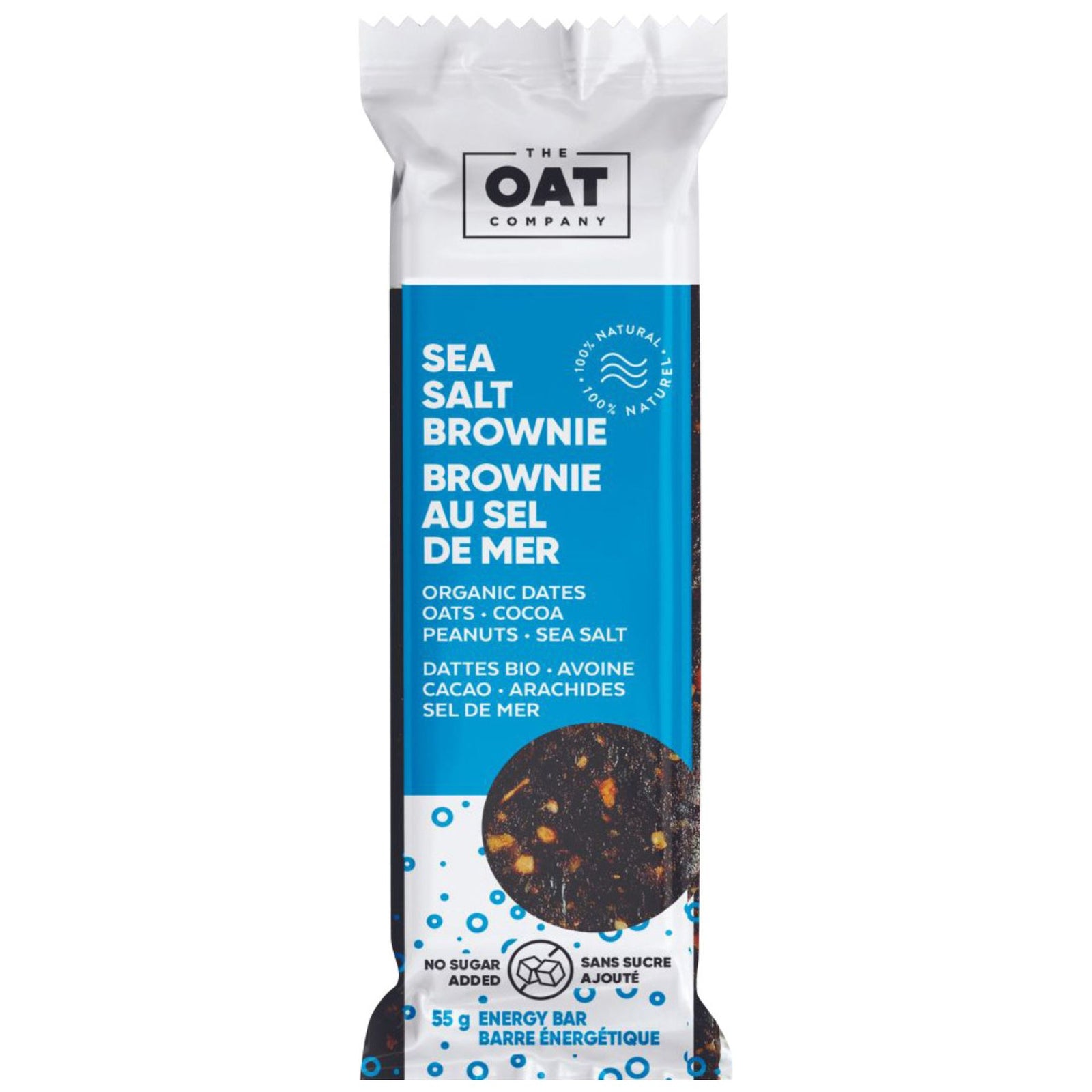 The Oat Co. Energy Bar - Sea Salt Brownie (single) 55g