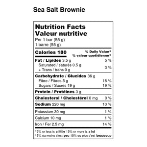 The Oat Co. Energy Bar - Sea Salt Brownie (single) 55g