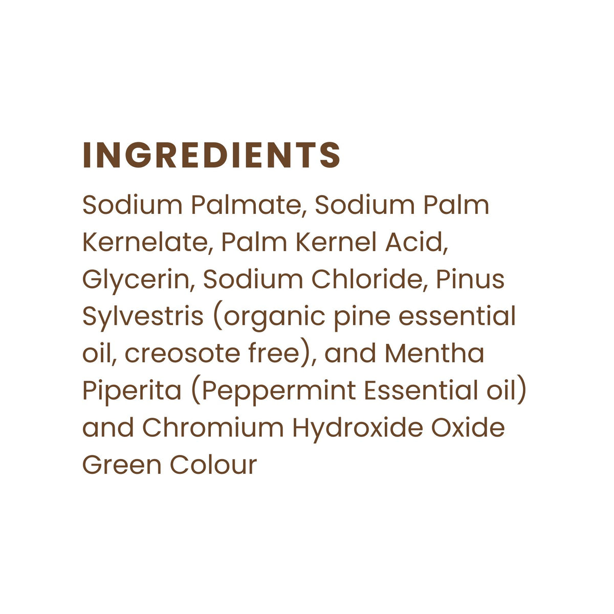 The Soap Works Pine Tar Bar Soap 110g