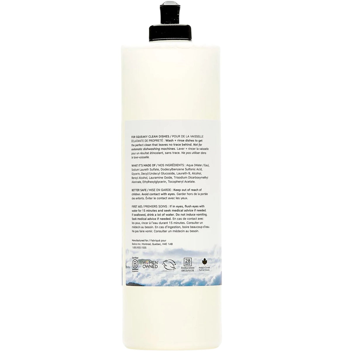 The Unscented Co. Dish Soap 750mL