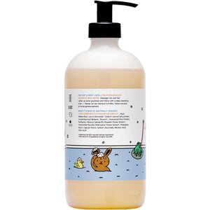 The Unscented Co. Kids Shiny Shampoo + Wash 500mL