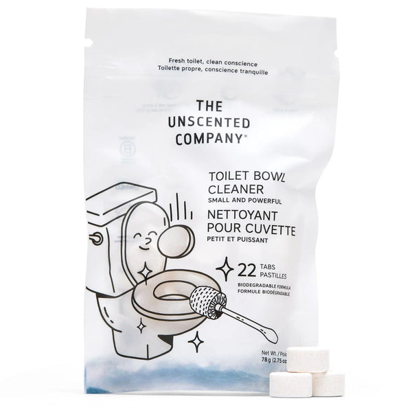 The Unscented Co. Toilet Bowl Cleaner - 22 tabs - Fiddleheads Health ...