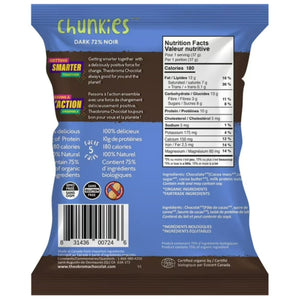 Theobroma 72% Dark Chocolate Energy Bites Crispy Chunkies 37g