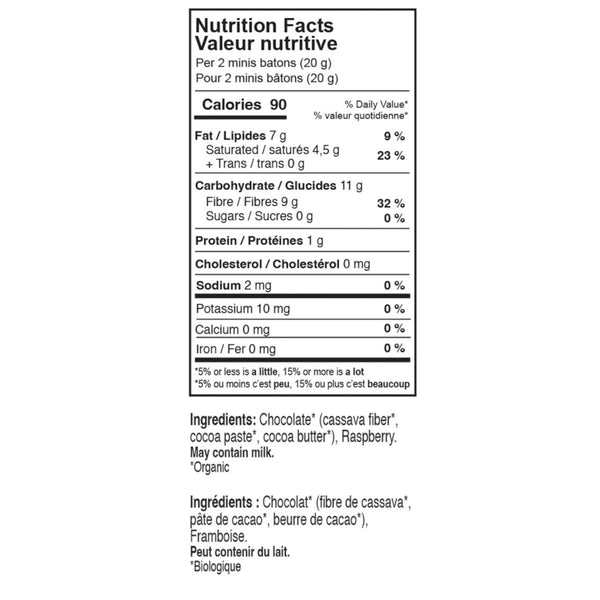 Theobroma Organic Zero Sugar Dark Chocolate Raspberry Minis 90g ...