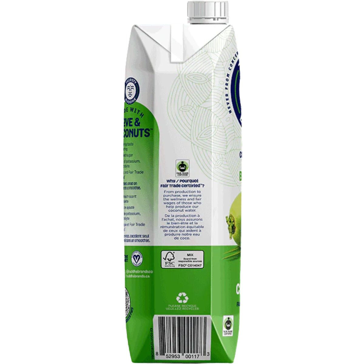 Thirsty Buddha Organic Coconut Water 1L