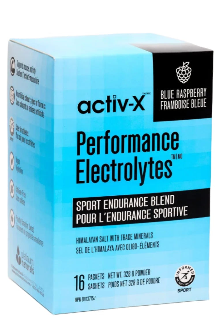 Platinum Naturals Performance Electrolytes - Blue Raspberry 16 Pack (20.5gx16)