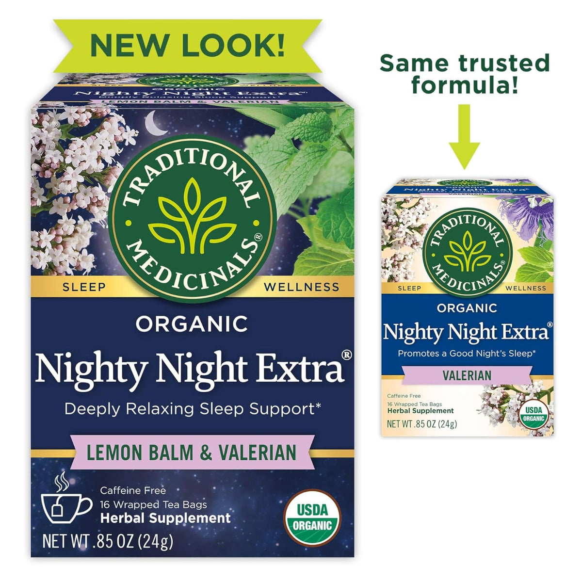 Traditional Medicinals Organic Nighty Night Extra Tea 16ct
