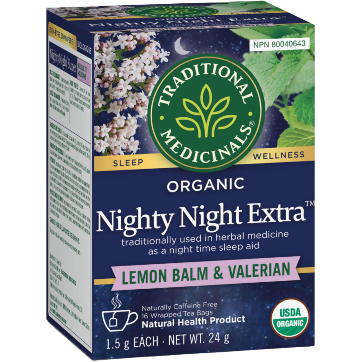 Traditional Medicinals Organic Nighty Night Extra Tea 16ct