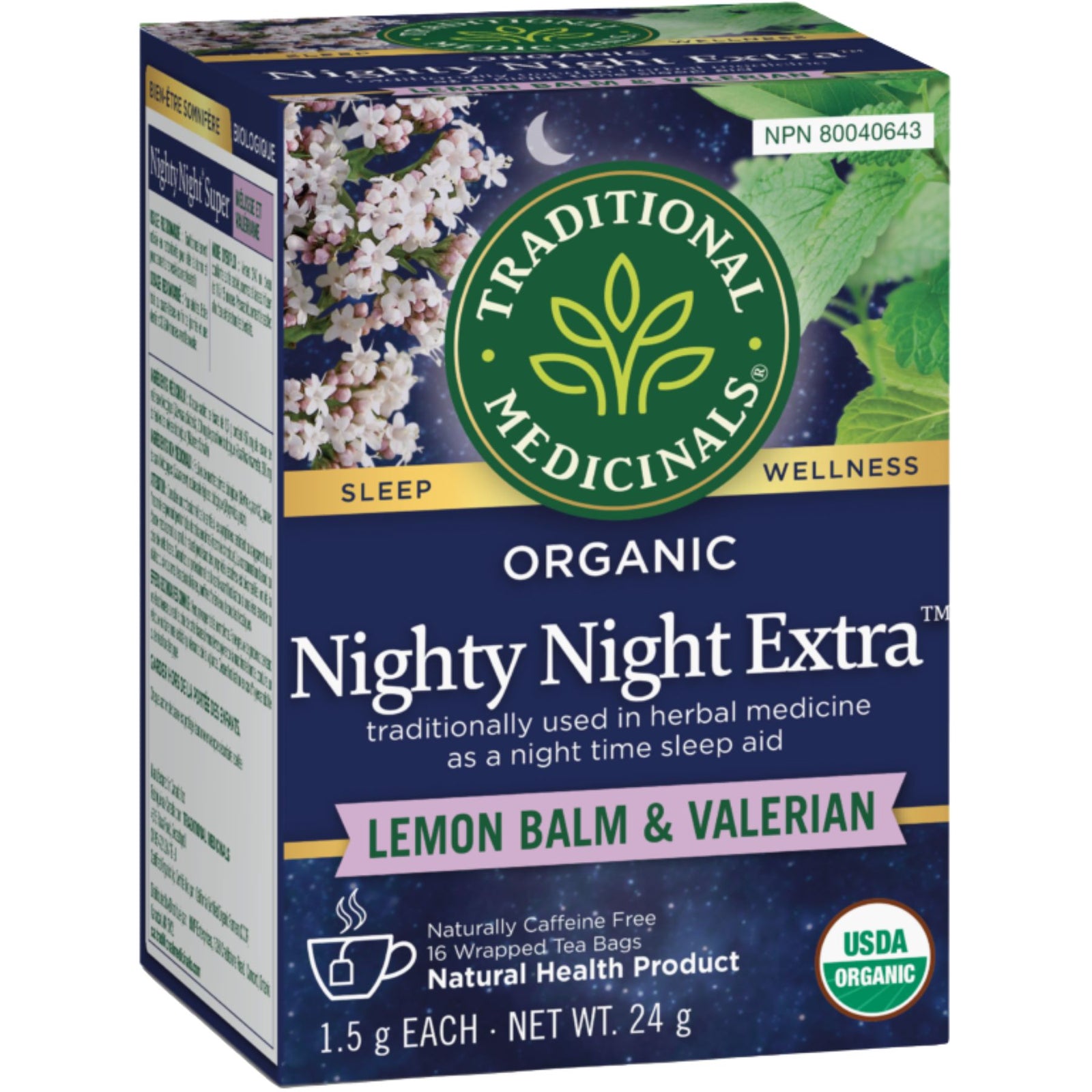 Traditional Medicinals Organic Nighty Night Extra Tea 16ct