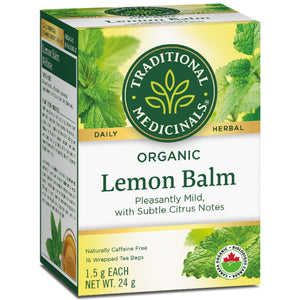 Traditional Medicinals Organic Lemon Balm Tea 16ct