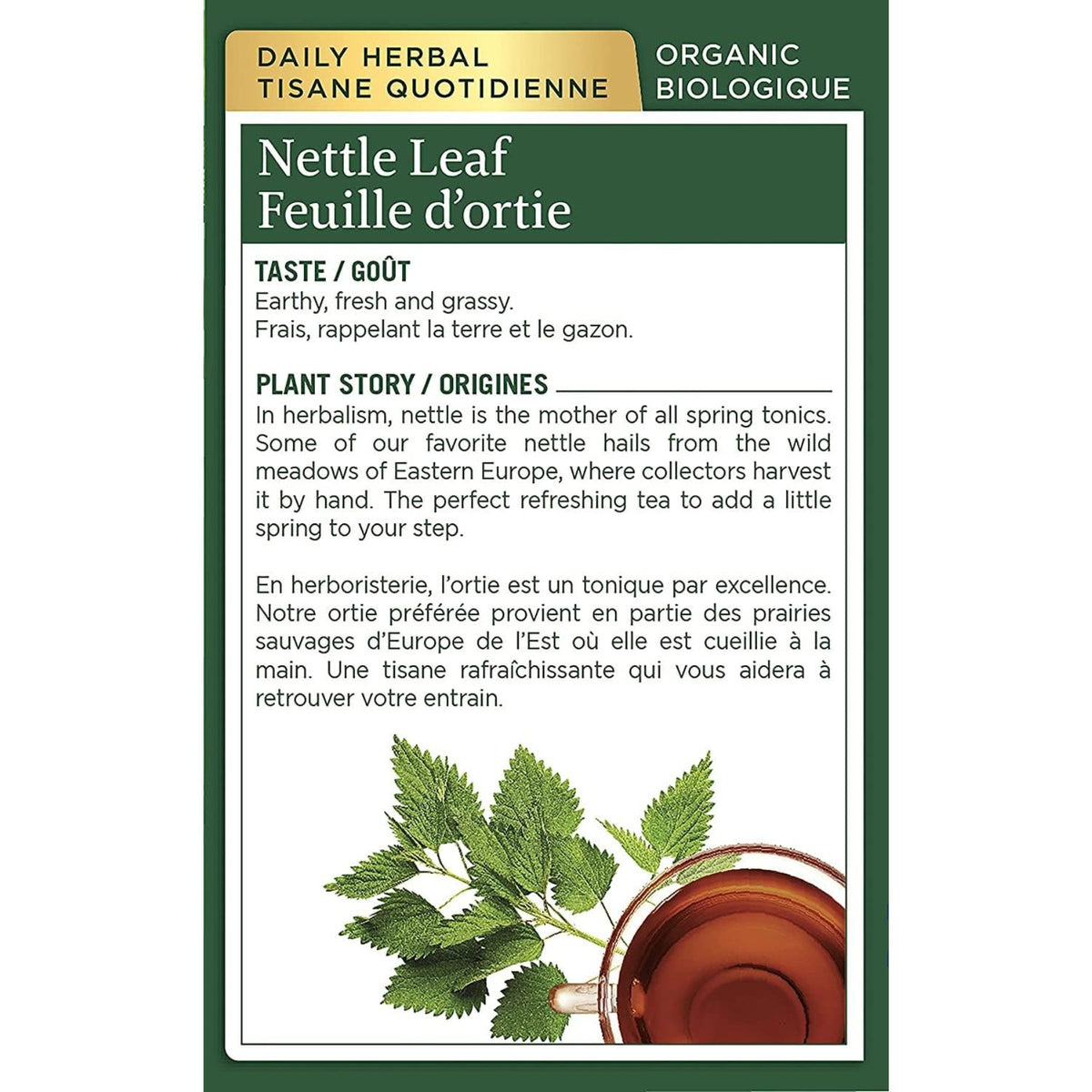 Traditional Medicinals Organic Nettle Leaf Tea 16ct