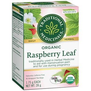 Traditional Medicinals Raspberry Leaf Tea 16ct