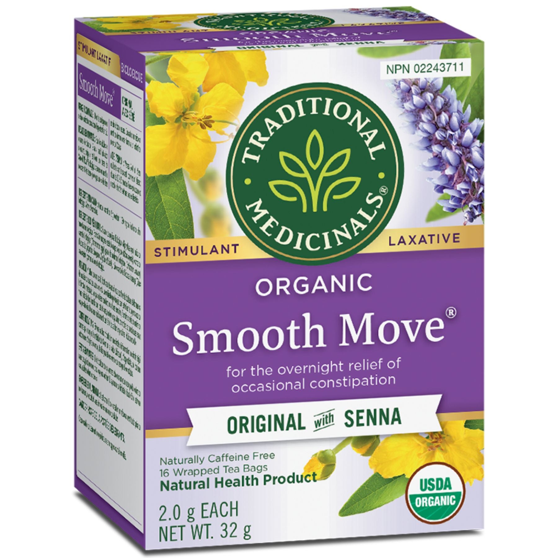 Traditional Medicinals Organic Smooth Move Tea 16ct