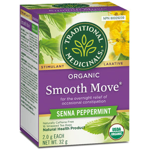 Traditional Medicinals Smooth Move Peppermint Tea 16ct