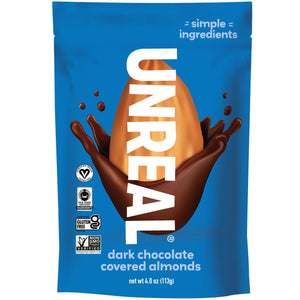 Unreal Dark Chocolate Covered Almonds 113g